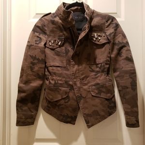Zara basic camo jacket